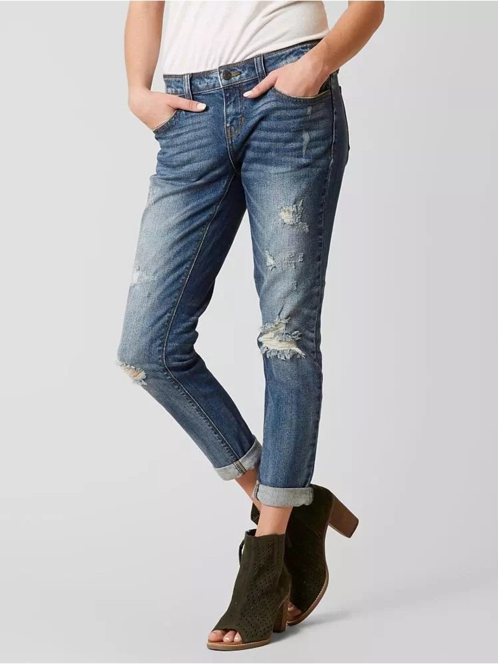 Daytrip Refined Lynx Slouchy Ankle Straight Jean